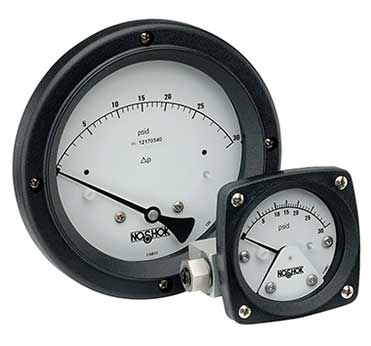  45-1002-P100-A3A-1 Piston Type Differential Pressure Gauge