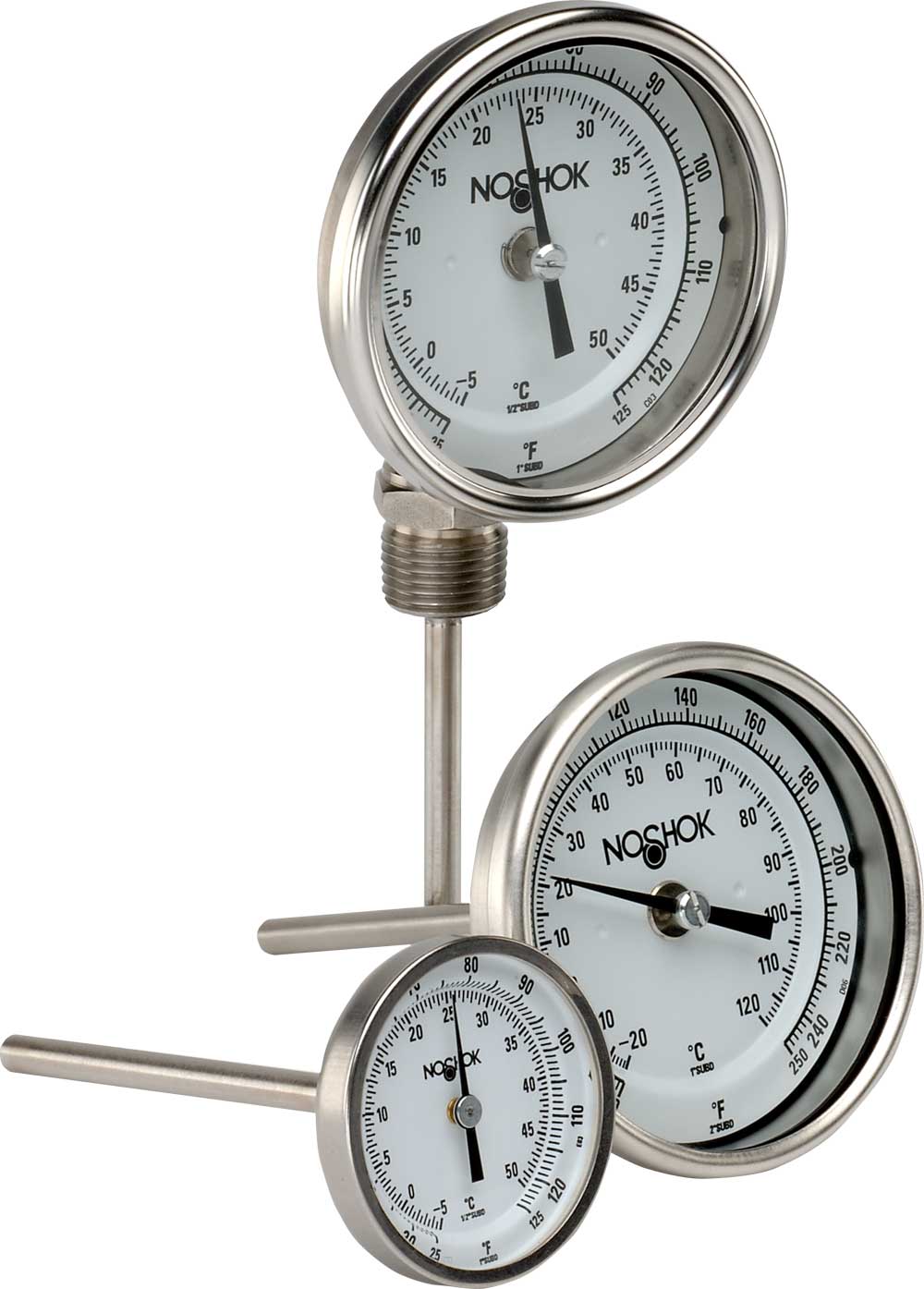 100 Series Industrial Bimetal Thermometers