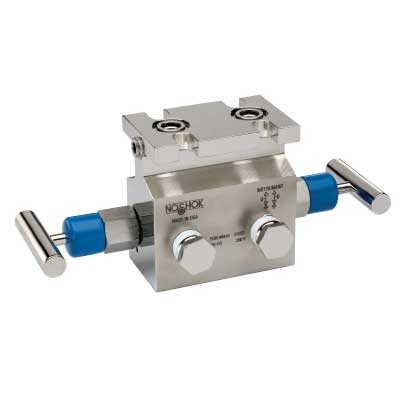  2530-MMAC Flange-Flange 90° Angle, Steel 2-Valve Natural Gas Manifold Valve