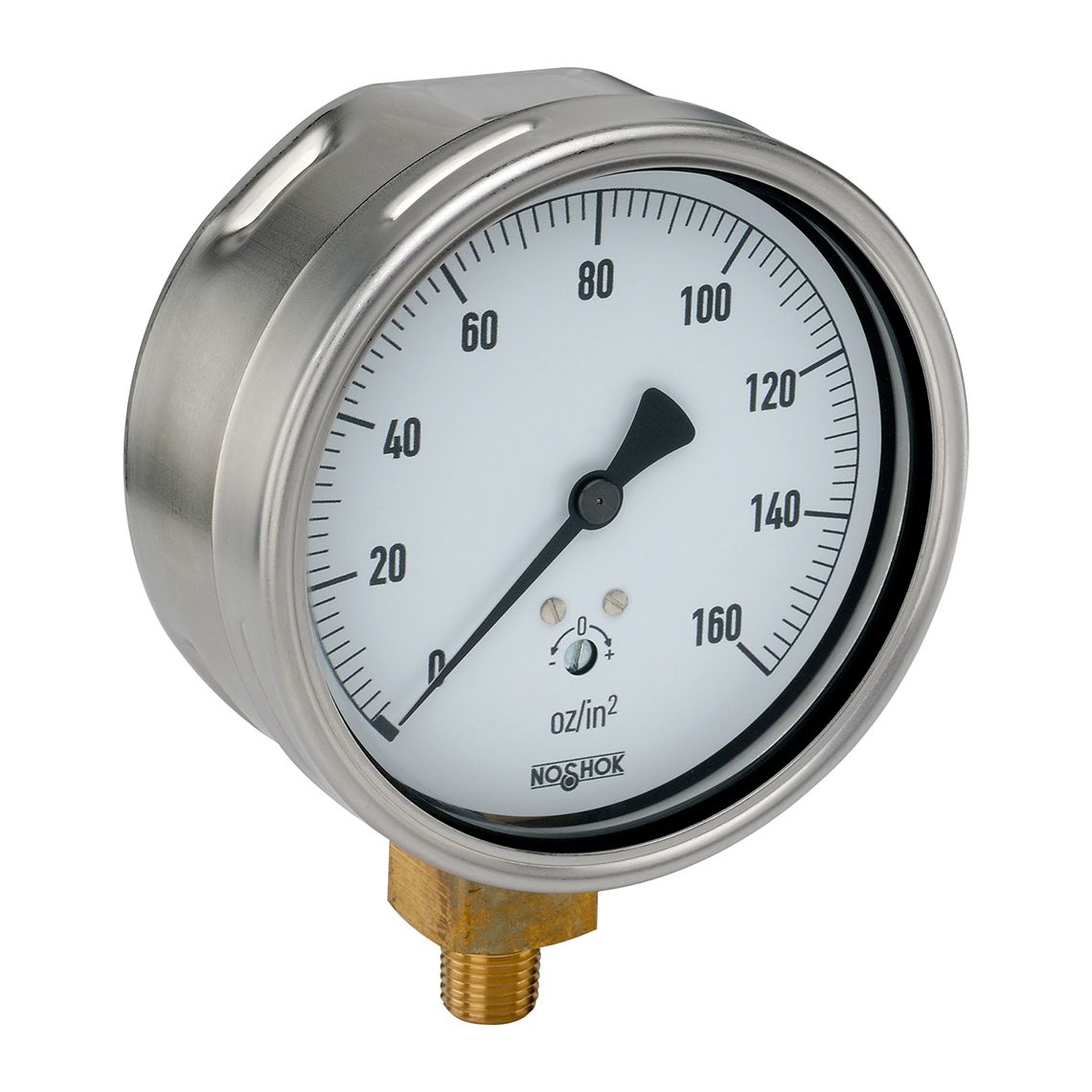  40-200-400-mbar- Bottom Conn, 4 DRY Diaphragm Gauge