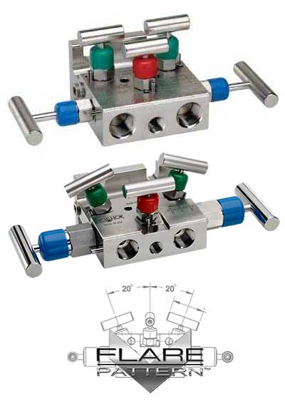  5030-5130 Series 5-Valve Hard seat Natural Gas Manifold Valves