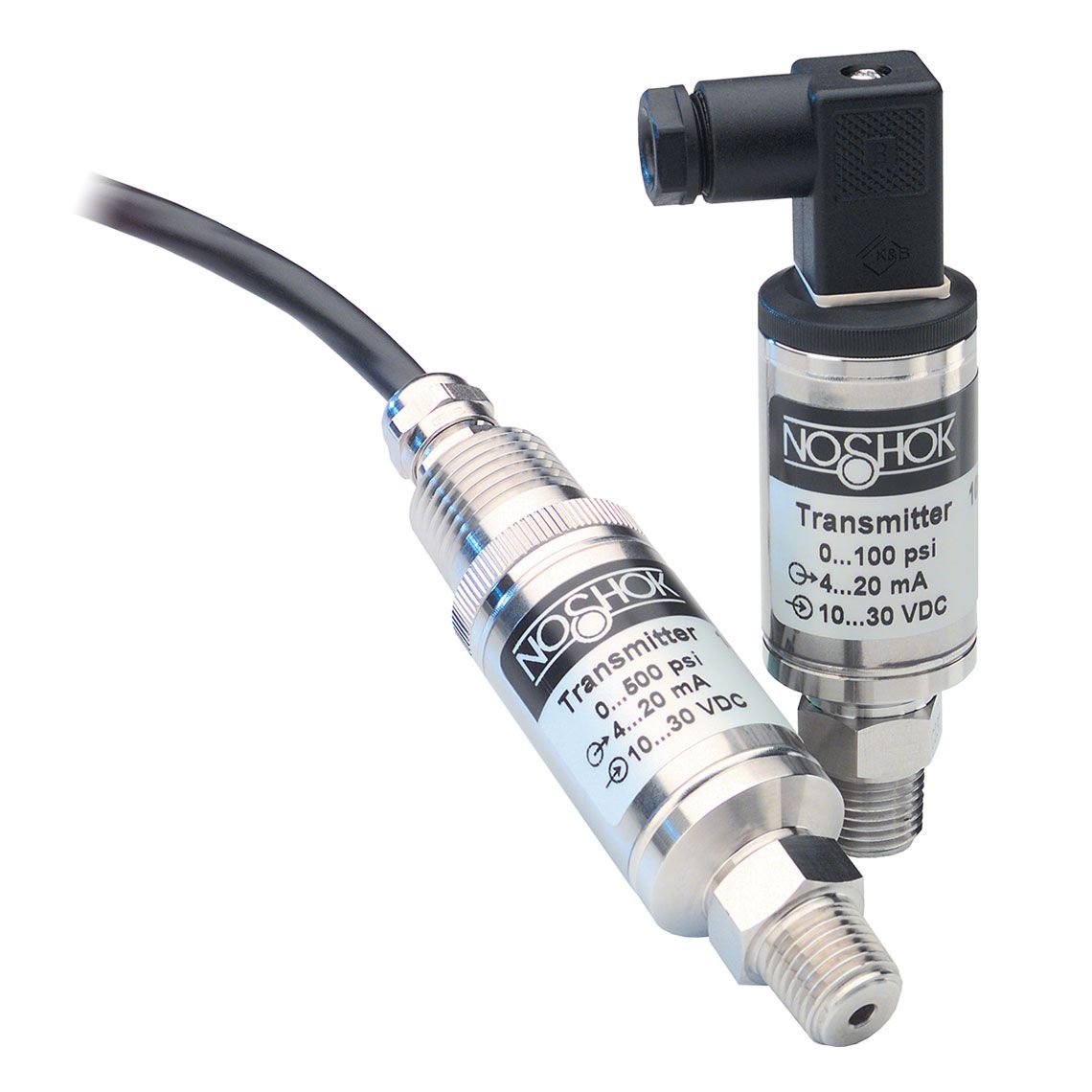 100-series-pressure-transmitters_15 100-1500-1-1-2-7 --0 psig to 1500 psig, 0.5% Accuracy (BFSL), 4 mA to 20 mA Output, 1/4 NPT Male, Mini-Hirschmann Current output pressure transmitter - Image 1