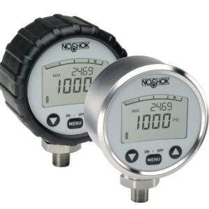  1000-145-2-1-ST8-RCP Digital Gauge Min/Max Memory Option, 0.8 mm SS Threaded Orifice, Rubber Case Protector