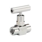  143-EFFS-P2 9/16-18 UNF 2B, Female x Female, Extended, 316 SS, Grafoil Packing, Hard Seat Mini Valve