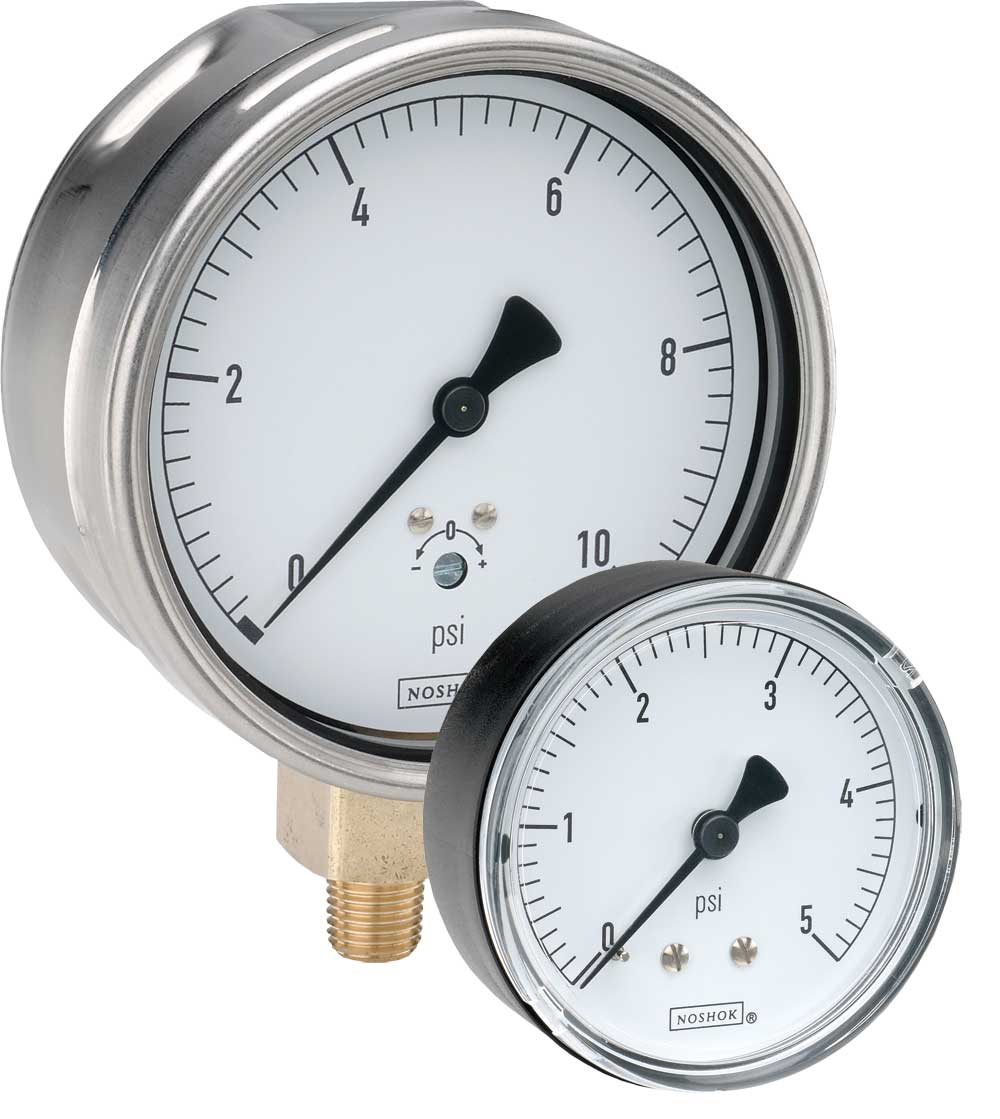 200_Series_Gauge_Group_LG 25-200-Minus 30-inH2O-vacumm 1/4" NPT Bottom Conn 2.5" Diaphragm Gauge - Image 1