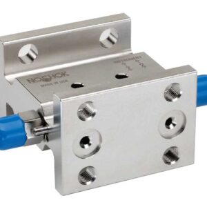  2020-MMC 2 Valve Manifold, Hard Seat, Flange x Flange, Steel
