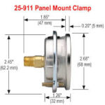  25-459-1-PMC Un-Installed Steel Panel Mount Clamp