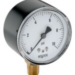  25-200-30-inH2O 1/4 NPT Bottom Conn 2.5 Low Pressure Gauge