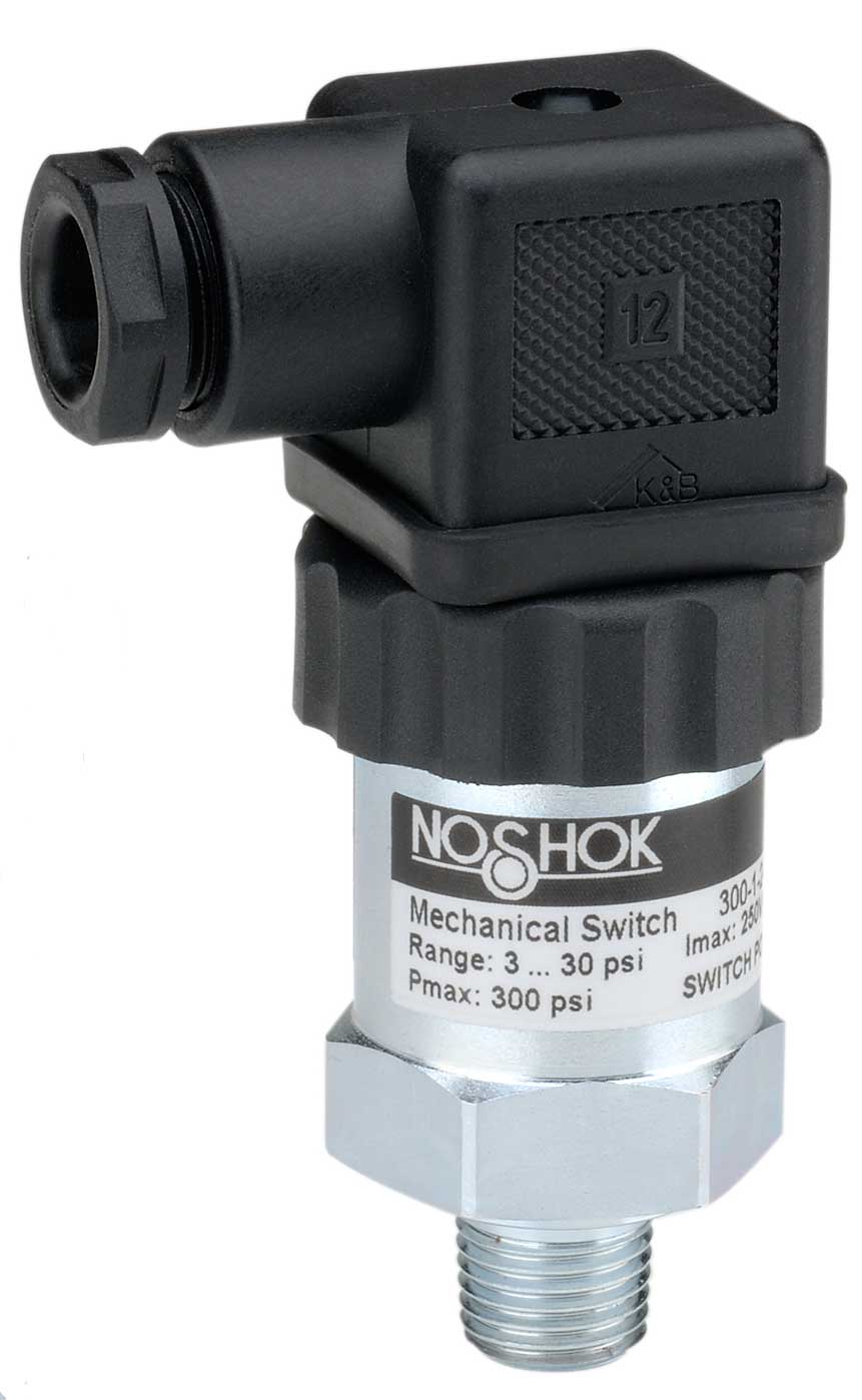 300-Series-Switch_LG 300H-2-2-300/2900-103 Mechanical Pressure Switch, 1 SPST Switch, Normally Closed, 1/4 NPT Male Conn, 300 psig to 2900 psig Adjustment, Deutsch 2-Pin Female Socket (DT06-2S) - Image 1