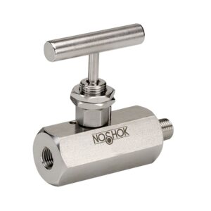  402-FFS-PM2-HL4 1/4 NPT, Female x Female, 316 SS, Panel Mount, 1-3/8 Phenolic Handle, Hard Seat Needle Valve