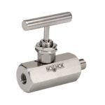  402-FFS-PM2-HL3 1/4 NPT, Female x Female, 316 SS, Panel Mount, Round Knurled Handle, Hard Seat Needle Valve