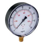  40-100-200-psi/kPa 1/4 NPT Bottom Conn 4 dry ABS DRY Case Gauge