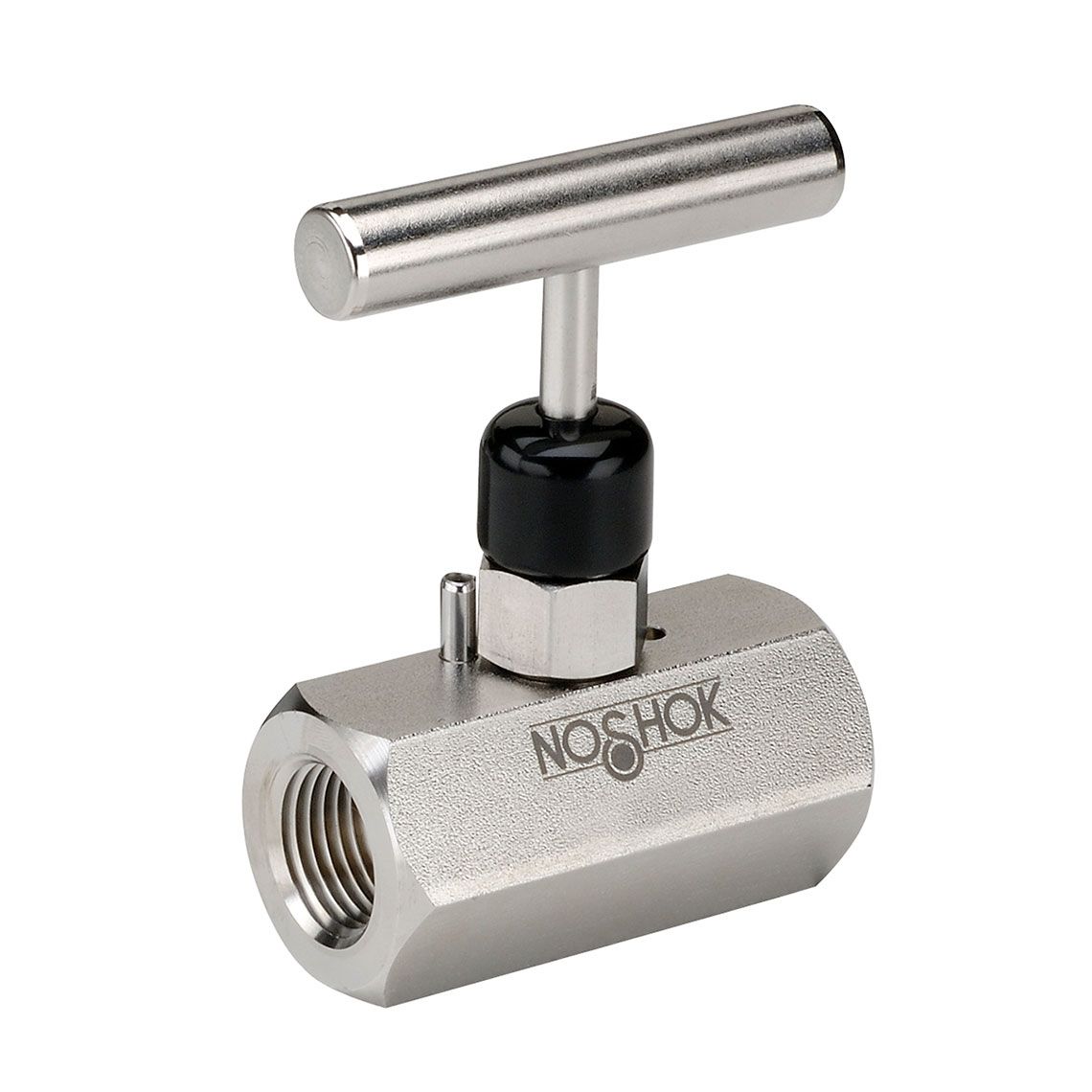 500_series_needle-ss_58 502-FFC 1/4 NPT, Female x Female, Steel, Soft Seat Needle Valve - Image 1