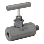  502-MFC-EM1-PM2 1/4 NPT, Male x Female, Steel, EPDM O-Ring, Panel Mount, Soft Seat Needle Valve