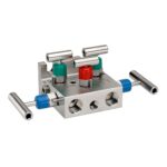  5030-MFS 5 Valve Manifold, Hard Seat, Flange x 1/2 NPT Female, 316 SS