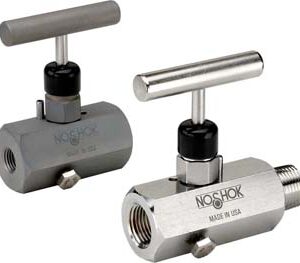  604-MFS-KZ1 1/2 NPT, Male x Female, 316 SS, FFKM O-Ring, Hard Seat Block & Bleed Valve