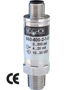 660_Series_Trans-med 660-10000-1-27-2-25 Pressure Transducer, 0 psig to 10000 psig, 0.25% Accuracy (BFSL), 0.1 Vdc to 10 Vdc Output, 1/4 NPT Male, M12 x 1 (4-Pin)High Performance Micro-Size Transducer - Image 1