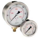  15-910-5000-psi/kPa-BP3 1/8 NPT Back Conn 1.5 ABS Case Filled Gauge, 0.3 mm Brass Press Fit Orifice