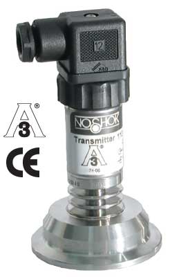Series_11-med-2 110-12-4-615-1-16-1-8 Sanitary Clamp Pressure Transmitter 1-1/2 Tri-Clamp Conn -30 inHg To 160 psi - Image 1