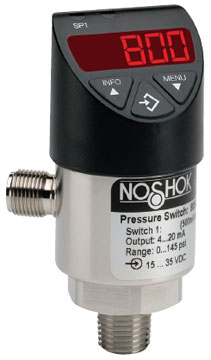 noshok-800-ps-360 800-1-10-100A-2 Electronic Indicating Pressure Transmitter/Switch - Image 1