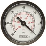  15-110-30-vac-KPA 1/8" NPT Back Conn 1.5" ABS DRY vacuum Gauge